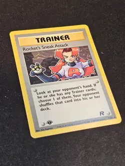 Pokemon TCG Rocket's Sneak Attack 72 Team Rocket 1st Ed MNear Mint (non-holo) - Image 2