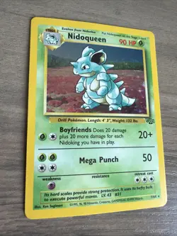 Nidoqueen Jungle 7/64 Holo Unlimited Holo Rare WoTC Pokemon TCG - LP - Image 1