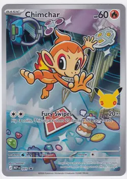 Chimchar 041 MEP Promo First Partner Illustration Rare Pokemon IR Starter - Image 1