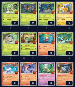 Pokemon Trick or Trade 2024 Master Set With Holos (Sleeved) - Image 3