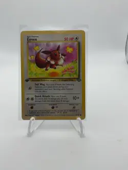 1st Edition Eevee 51/64 Jungle Set Vintage 1999 Pokemon TCG WOTC - Image 1