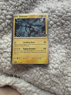 Zekrom Paradox Rift Stamped Promo - Holo Rare Pokemon TCG - Image 1