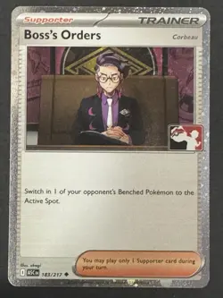 Boss’s Orders ASC 183/217 Prize Pack Series 9 Stamped Cosmos Holo NM - Image 1