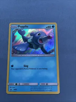 Pokemon TCG Popplio SM03 Sm Holo Black Star Promo - Image 2