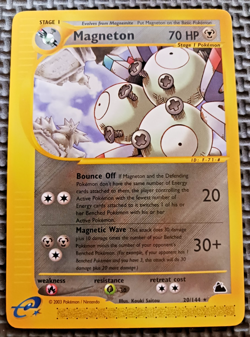 2003 Pokemon Skyridge #20 Magneton Non-Holo LP+ - Image 1
