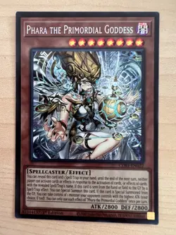 Yugioh Phara the Primordial Goddess CORI-EN022 Secret Rare 1st Edition Near Mint - Image 1