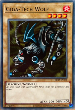 Yu-Gi-Oh! -Giga-Tech Wolf - MRD-EN096 - UNL. ED. - 25TH- NM/M - Image 1