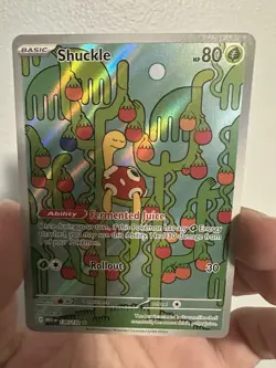 SHUCKLE Illustration Rare Holo #136/132 Pokemon Mega Evolution Eng Pack Fresh - Image 1