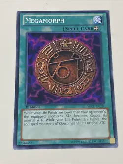Yugioh - Megamorph x 3 - 1st Edition NM - Plus Free Holo Card - A - Image 4