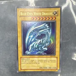 Blue-Eyes White Dragon SDK-001 Starter Deck Kaiba Ultra Rare Holo Yu-Gi-Oh! - Image 1