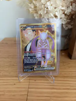 Team Rocket's Mewtwo ex 240/182 SV10: Destined Rivals - Pokemon Card - NM - Image 1