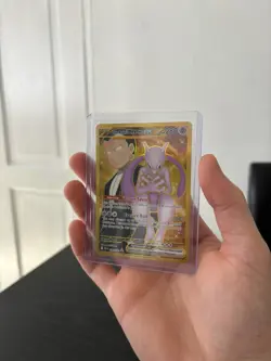 Pokemon TCG Team Rocket's Mewtwo EX Gold 240/182 SV Destined Rivals NM - Image 3