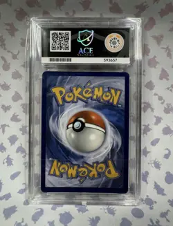 Team Rocket's Mewtwo EX 240/182 Destined Rivals Pokemon TCG Ace Grading Ace 9 - Image 2
