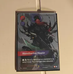 Riftbound Pyke Legend Bloodharbor Ripper Foil Card 228/219 Overnumber - Image 4