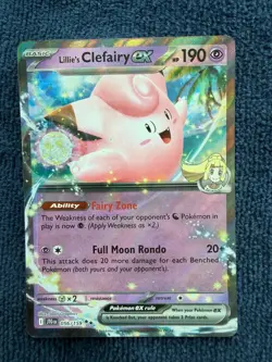 Pokemon TCG: Lillie's Clefairy ex 056/159 Journey Together NP Pack FRESH! - Image 1
