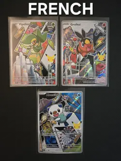 FRENCH Pokemon TCG Series 2 First Partner Illustration Collection Gen 5 Unova - Image 1