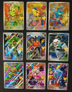 Pokemon TCG | First Partner Illustration Collection Series 2 | Full Set Of 9 |NM - Image 1