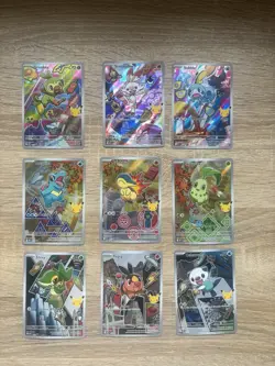 Pokemon First Partner Illustration Collection Series 2 - Full Set Of 9 - Image 1