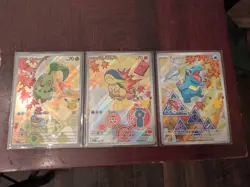 Pokemon TCG First Partner Series 2 Illustration Collection - Johto Lot Of 3 - Image 1
