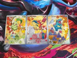 Pokemon Tcg First Partner Illustration Series 2 Gen 2 Starters - Image 1