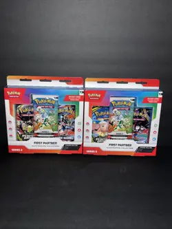 New Pokemon TCG First Partner Illustration Collection Series 2 Lot Of 2 Boxes - Image 1
