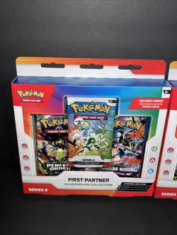 New Pokemon TCG First Partner Illustration Collection Series 2 Lot Of 2 Boxes - Image 2