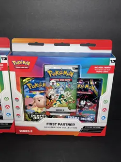 New Pokemon TCG First Partner Illustration Collection Series 2 Lot Of 2 Boxes - Image 3