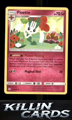 Floette 151/236 Pokemon Uncommon SM - Cosmic Eclipse Card NM - Image 1