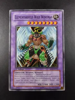YUGIOH 2006 | ELEMENTAL HERO WILD WINGMAN | EOJ-DE035 | 1ST | GERMAN | VERY GOOD - Image 1