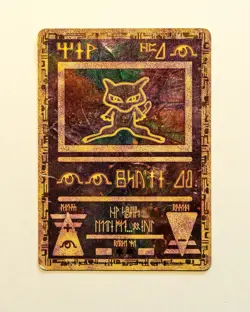 Pokemon TCG Ancient Mew Promo Holo Rare Card 1999/2000 Creased - Image 1