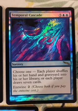 Magic The Gathering, 5 Foil Cards, Exclude, Flight, Temporal Cascade And 2 More - Image 3