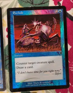 Magic The Gathering, 5 Foil Cards, Exclude, Flight, Temporal Cascade And 2 More - Image 4