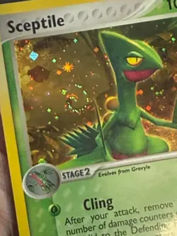 Sceptile 4/17 Holo Rare POP Series 1 Pokemon Card NP MINT!! SWIRL!!! - Image 5