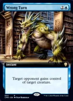 ~ Wrong Turn (Extended Art) ~ NM Foil ~ Commander Legends ~ MTG ~ - Image 1