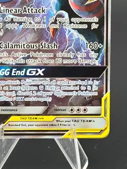 Garchomp & Giratina GX SM193 Holo Promo Card Sun and Moon Team LP-NM - Image 4
