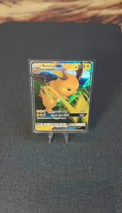 Pokemon Raichu GX 20/68 Hidden Fates Ultra Rare Holo Card - Image 1