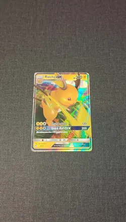 Pokemon Raichu GX 20/68 Hidden Fates Ultra Rare Holo Card - Image 2