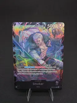 ONE PIECE ENGLISH CARD HOLO ST19 Smoker OP02-093 NM - Image 1