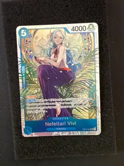 One Piece Card Game🏴‍☠COLOR: BLUE EB03-024 NEFELTARI VIVI SR FOIL NM TCG ENG - Image 1