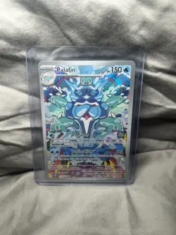 Pokemon TCG Palafin Obsidian Flames Holo Full Art Card 200/197 Rare Illustration - Image 1