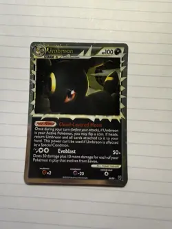 Pokemon TCG Umbreon Prime 86/90 Undaunted 2010 Holo Foil Rare Card - Image 1