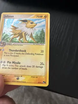 Jolteon Pop Series 3 Holo Card 003/017 Vintage Rare - Image 3