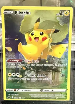 Pikachu GG30/GG70 Crown Zenith Galarian Gallery 2023 Pokemon TCG Card - Image 1