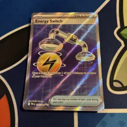 Energy Switch Trainer 107/084 Pitch Black English Prerelease Pokemon Card NM/M - Image 1