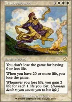 MTG magic cards 1x Transcendence - Foil Torment Moderate Play, English - Image 1
