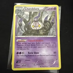 Pokemon TCG Chandelure 60/101 Noble Victories Rare Card Non-Holo LP - Image 1