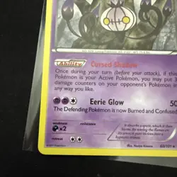 Pokemon TCG Chandelure 60/101 Noble Victories Rare Card Non-Holo LP - Image 5