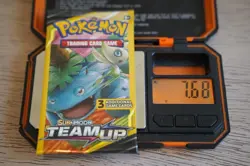 7.68g Pokemon TCG Team Up Mini Booster Pack 3 Card Celebi Venusaur Art Sealed - Image 3