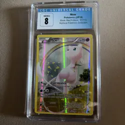2016 POKEMON MEW #XY110 CGC 8 XY BLACK STAR PROMO MYTHICAL COLLECTION - Image 1