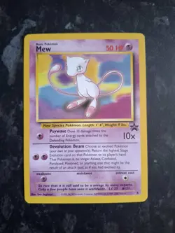 Pokemon Cards: Wizards Black Star Promo: Mew 8 - Image 1